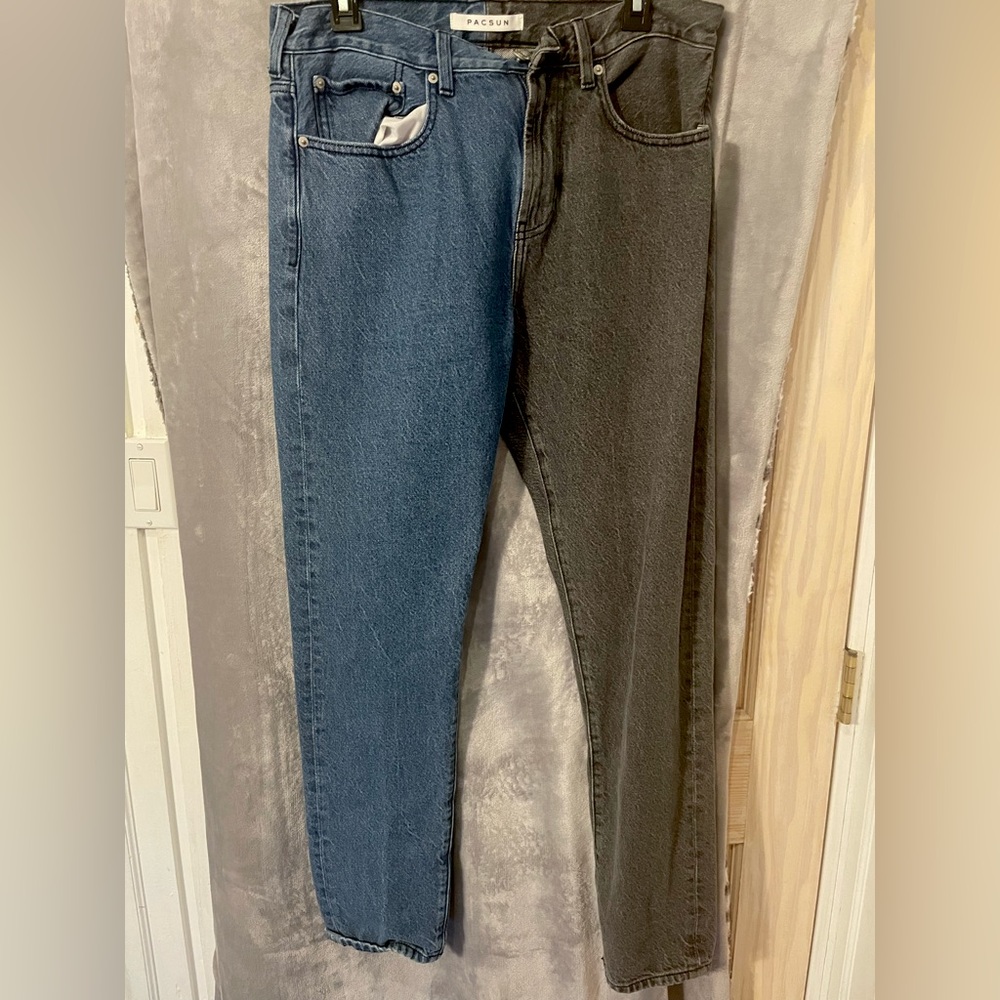 Pacsun 31W 31L Split Colored jeans. Pristine condition.